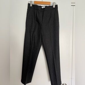 Aritzia Babaton Charcoal Wool-Blend Pants